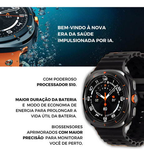 Smartwatch Ultra Serie 10 Compatível Com iPhone 11 12 13 14