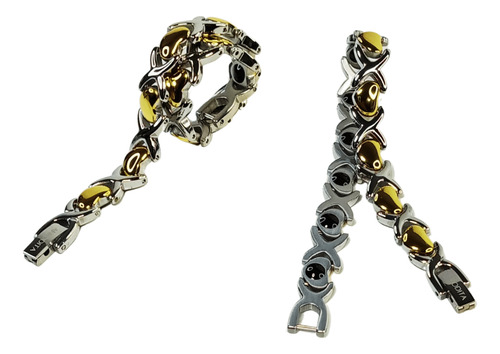 Pulsera Magnética Titanio Funcional Y Germanio