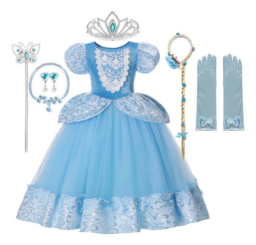 Vestido De Princesa Para Niña  Carnival Hoween Kids