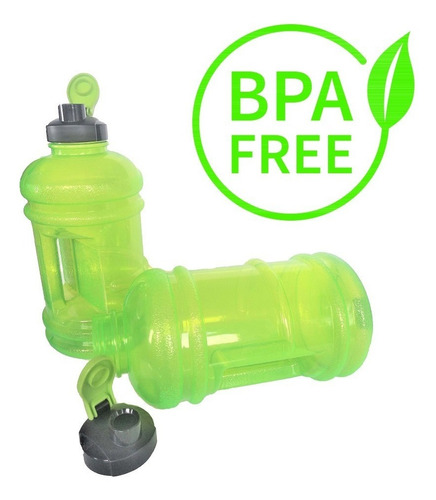 Botella Para Agua Mini Garrafón 2.2l Reutilizable Freebpa 3p