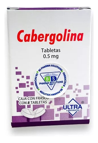 Cabergolina 0.5 Mg  C/8 Tabls Ultra
