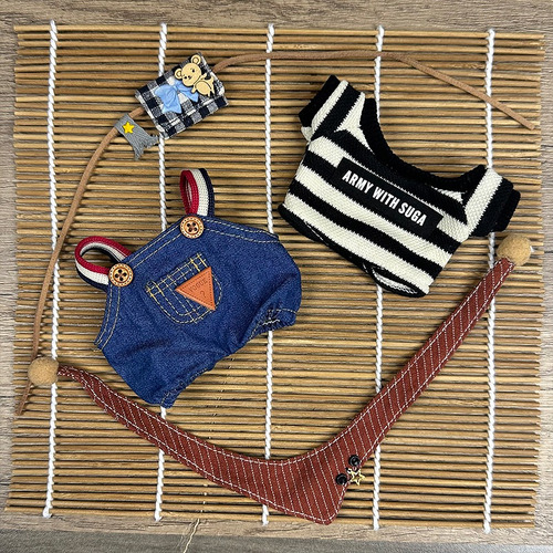 Rabble Western Peluche Vaquero Muñeca Disfraz Accesorio 4pcs