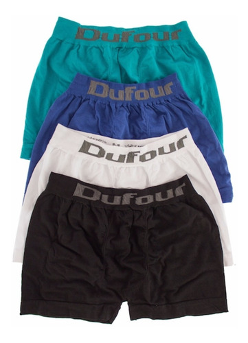 Pack De 5 Boxers Dufour Original Lisos Sin Costuras Oferta