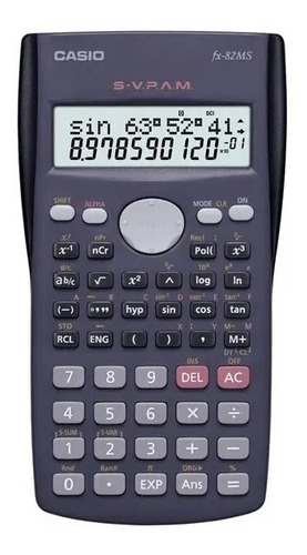 Imagen 1 de 3 de Calculadora Científica Casio Fx-82ms 240 Funciones 2 Líneas