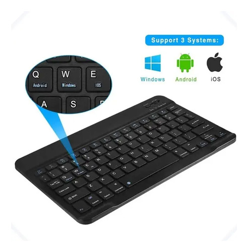 Kit Teclado E Mouse Sem Fio Macio Bluetooth 2025 Knup Te127