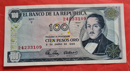 Billete Cien Pesos 1969