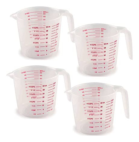 Vaso Medidor De Plástico Norpro Con Capacidad Para 4 Tazas 