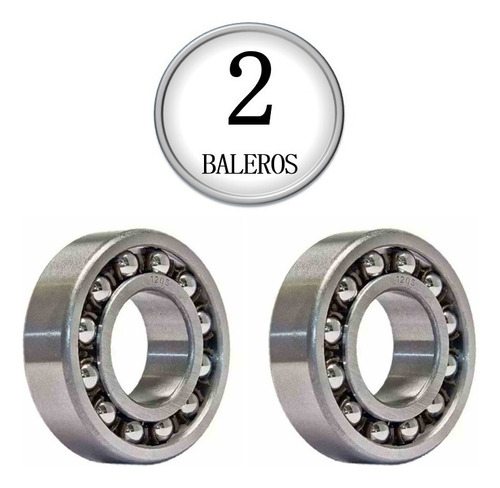 2 Baleros De Bolas Miniatura Modelo Rls6-zz Marca Weston P
