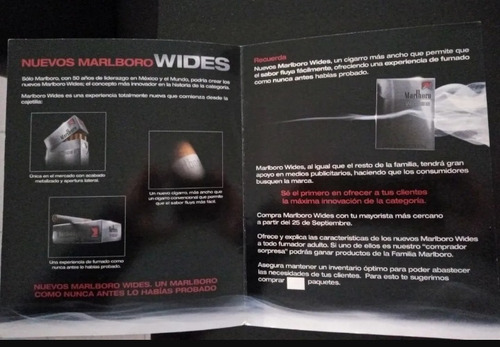 Marlboro Wides Cenicero Y Accesorios Colección * (Usado)