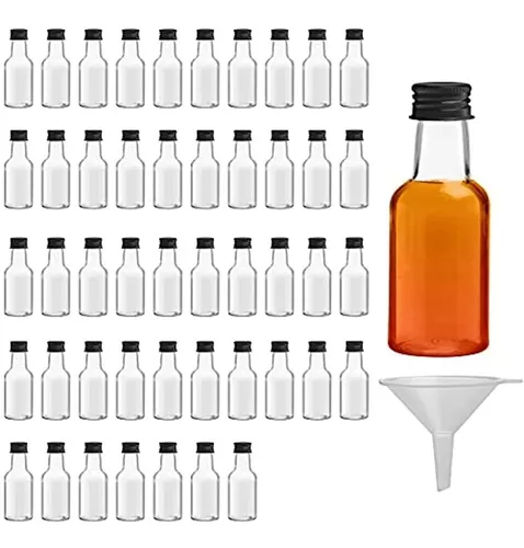 Belle Vous Mini Botellas De Licor (paquete De 48) - Reutiliz