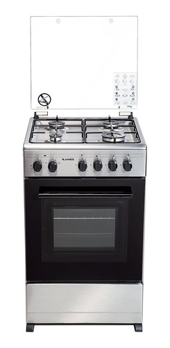 Cocina James C 555 Tks Inox Combinada Grill Y Luz Kirkor