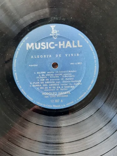 Disco De Rodolfo Zapata De Vinilo Usado (Usado)