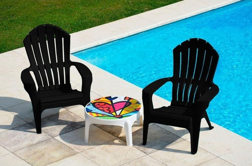 Sillon Jardin Plastico Garden Life Miami Negro