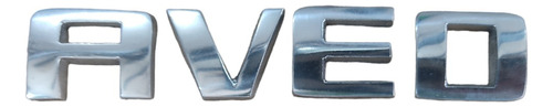 Emblema Insignia Chevrolet Letras Aveo Metal