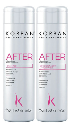 Kit Shampoo E Condicionador After Korban
