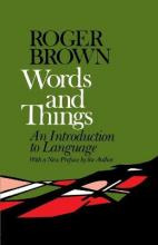 Libro Words And Things - Roger Brown