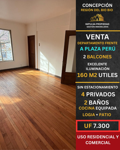 Amplio Departamento En Venta En Plaza Perú, Concepción