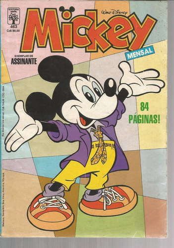 Mickey 463 - Abril - Bonellihq Cx308 C21