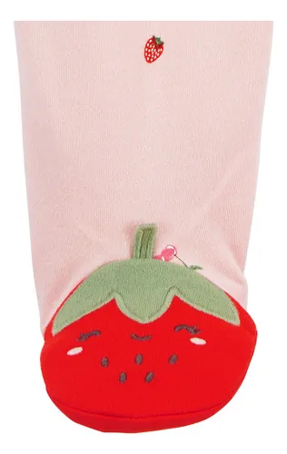 Pijama Enteriza Rosado Fresas Bebés - Carter's