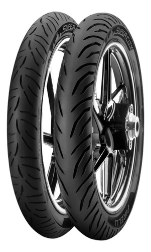 Par Pneu Super City Pirelli 2.75-18 + 100/80-18 Moto