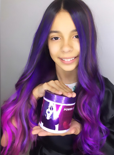 Cómo dejar el pelo violeta Tonalizante Violine Troia Hair