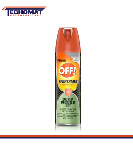 Repelente En Spray Contra Insectos Sportmen 4 Oz Off!