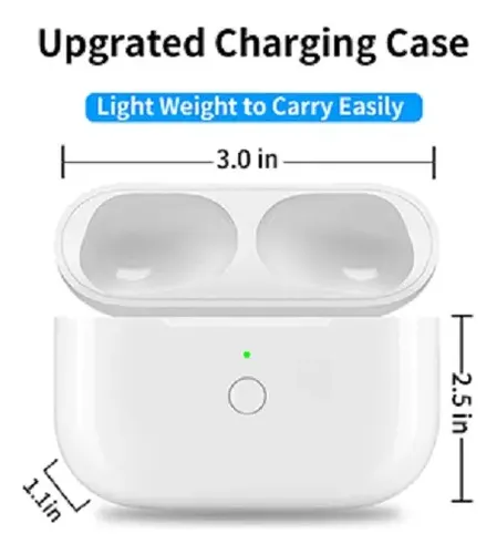 Estojo De Carregamento Sem Fio, Para AirPods Pro 2 Gen Light