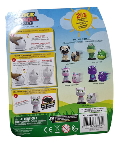 Lock N Roll Transformable 2 En 1 Bella Juguete Interactivo