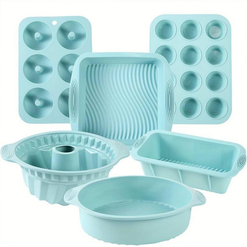6 Utensilios De Silicona Antiadherente Para Hornear Con