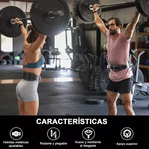 Faja Cinturón Lumbar De Piel Para Levantar Peso Gym S