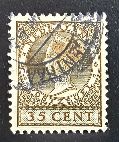 Países Bajos, Yv 148 Guillermina 35c 1924-1927 Usado L17478