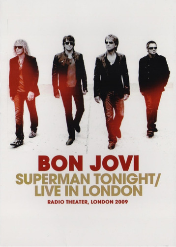 Bon Jovi Superman Tonight Live In London Concierto Dvd