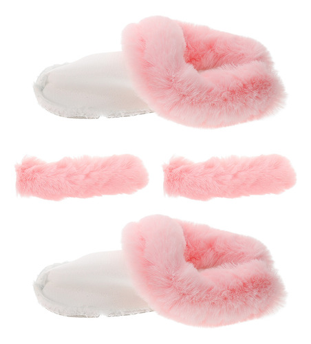 Zuecos Extraíbles Con Forro Peludo, Calcetines Interiores Tr