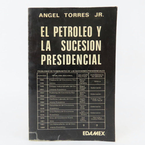 L8975 Angel Torres -- El Petroleo Y La Sucesion Presidencial