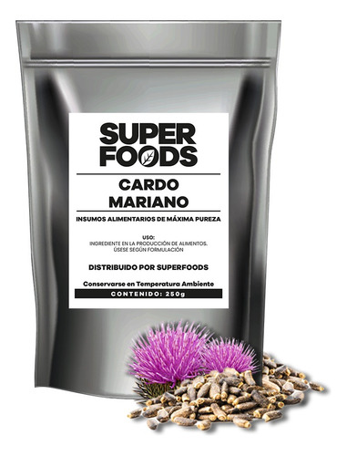 Cardo Mariano 500g Polvo Puro - Unidad a $38900