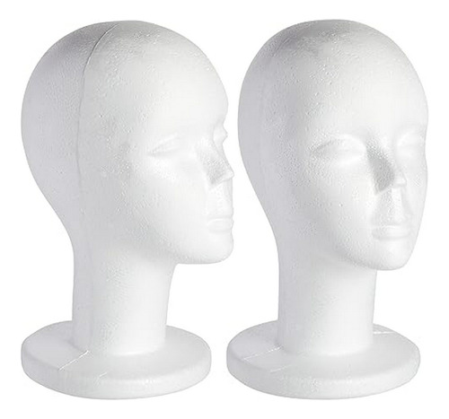 Maniquí Peluca Espuma Femenino - Pack 2