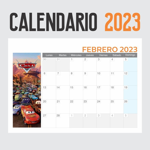 Imagen 3 de 6 de Calendario 2023 Dibujos Disney A4 - Animeras