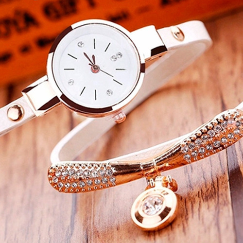 Reloj Mujer Mayoreo Brazalete Zafiro Dama Pulsera Correa 5 Colores