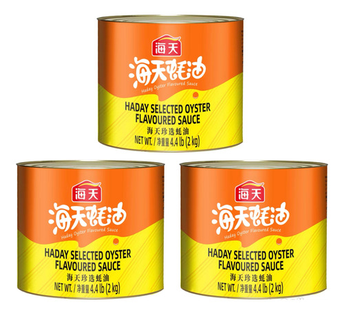 Salsa De Ostión Selecto Haday China 3 Pack X 2 Kg