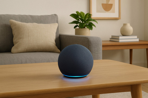 Echo Dot 5a Geração Com Alexa Smart Speaker Cor Azul-marinho
