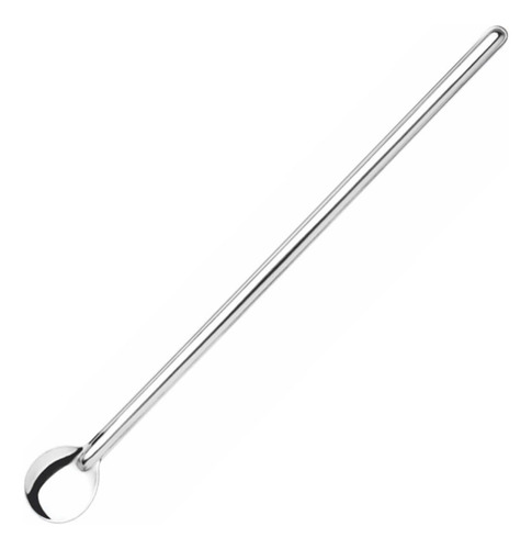 5 Colheres Bailarina Inox Para Drinks Gin Coquetel Suco Long