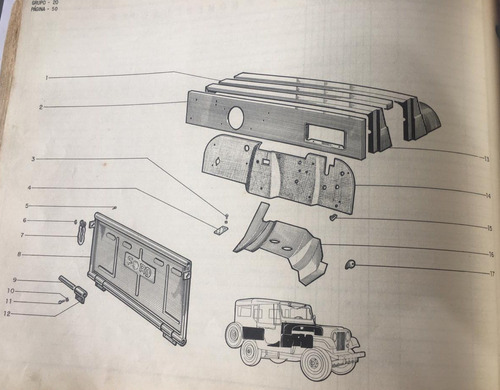 Par De Corrente Tampa Traseira Jeep Willys