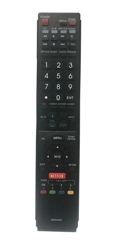 Control Remoto Para Television Sharp Gb004wjsa (Reacondicionado)