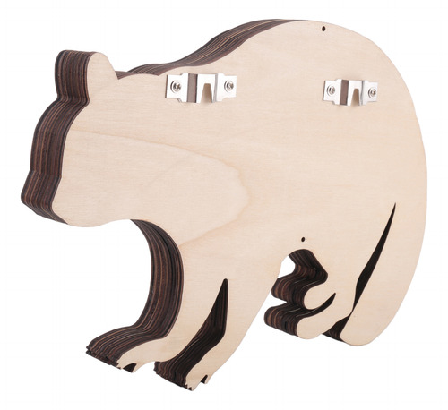 Prateleira De Parede Raccoon Crystal Display Organizer Hangi
