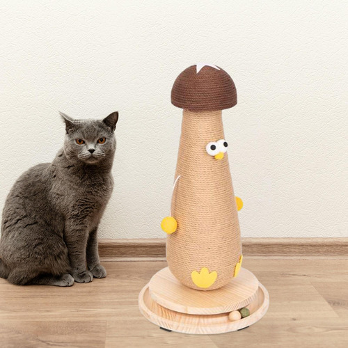 Rascador Para Gatos De Sisal, Pista De Bolas Para Gatos, Con