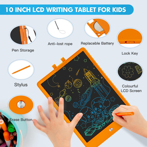Eb Tableta De Escritura Lcd Pyttur De 10 Pulgadas For Niños,