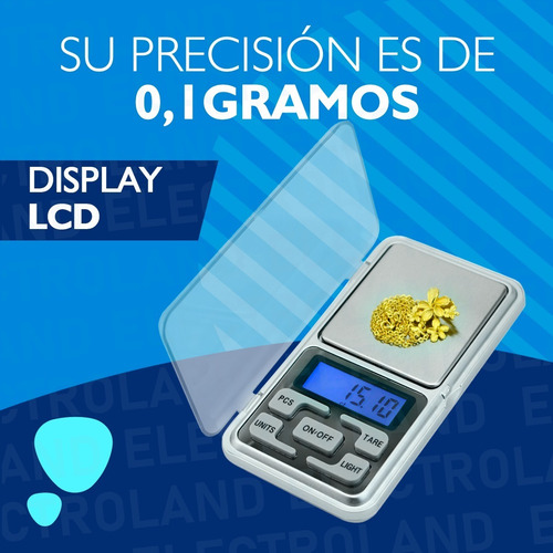 Balanza De Precision De 0.1 A 500 Gr Joyeria Retroiluminada