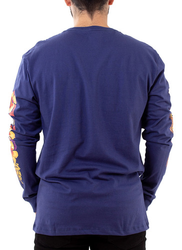 Imagen 2 de 4 de Remera Ml Og Classic (azu) Quiksilver