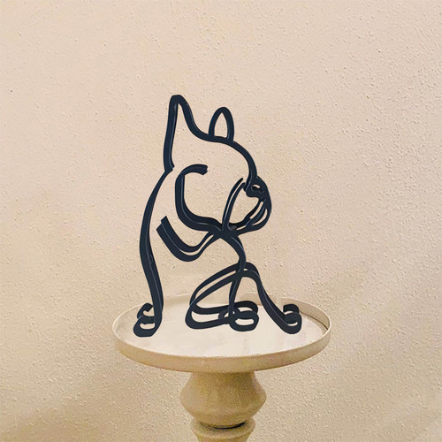 Escultura Artística En Forma De Perro En Forma De F, Línea A