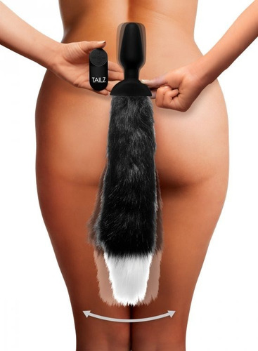 Plug Anal Cola De Zorro Con Vertebras Ajustables Original